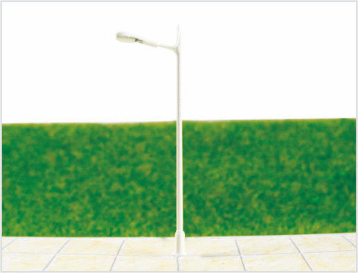 China T25 6V 7,5 cm luminoso luz de calle en miniatura modelo Lamp Post para diseño de tren proveedor