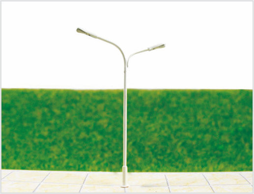 China MacBook N Gauge dos puntas poste de luminoso tren diseño iluminación calle modelo luz 8.5 cm proveedor