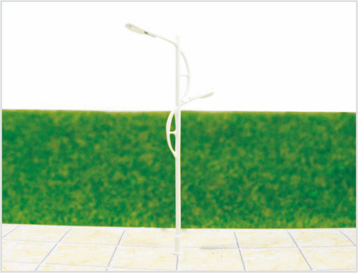 China T65 6V 9 cm luminoso luz de calle en miniatura modelo Lamp Post para diseño de tren proveedor