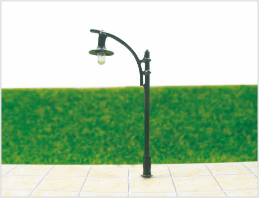 China T68 Personalizada 6V encabezada por un plástico modelo farola puesto para diseños de ferrocarril 6 cm proveedor