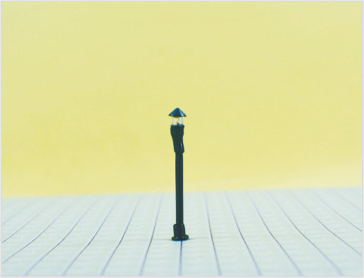 China T101 Poste OEM 6V luminoso calle modelo luz 4 cm para el diseño de tren proveedor