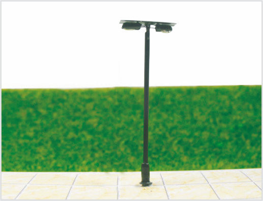 China T86 6V luminoso luz de calle en miniatura modelo Lamp Post para diseño de tren de 6 cm proveedor