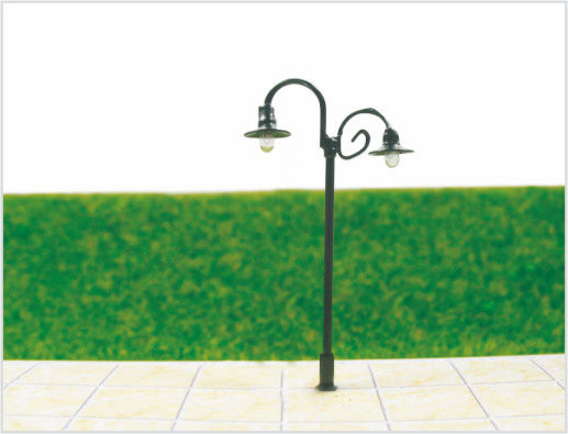 China De la calle de encargo de la cartelera T70 farol plástico del modelo de escala 6V para HO las disposiciones ferroviarias los 6.5cm proveedor