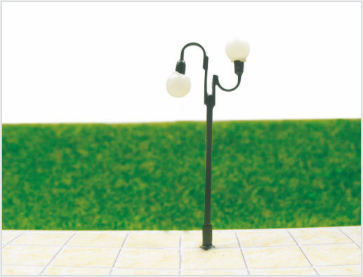 China T71 Poste personalizada 6V luminoso calle escala modelo luz 6,5 cm para diseño de tren HO proveedor