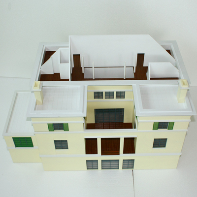 China Base arquitectónica miniatura de madera de la disposición de los modelos del edificio comercial proveedor