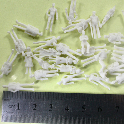 El tren plástico 1/100 de la escala figura blanco modelo arquitectónico de la gente proveedor