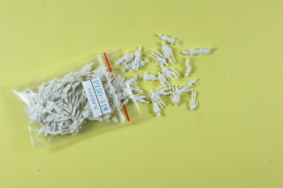 El tren plástico 1/100 de la escala figura blanco modelo arquitectónico de la gente proveedor