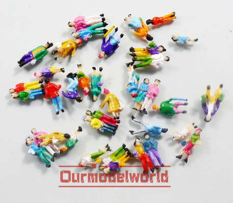 La gente arquitectónica colorida del modelo de escala pintada figura el 1.3cm proveedor