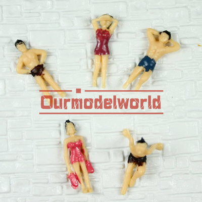 la gente arquitectónica colorida del modelo de escala del 1.8cm, 1:100 que pinta la natación figura para la disposición constructiva proveedor