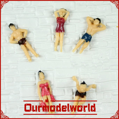 Gente modelo miniatura verde roja para la decoración/el CE accesorio/RoHS/ISO9001 proveedor