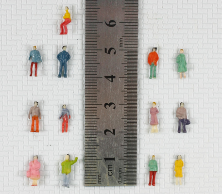 Figuras que nadan blanco de escala de DIY de la gente arquitectónica del modelo de la escala de N proveedor