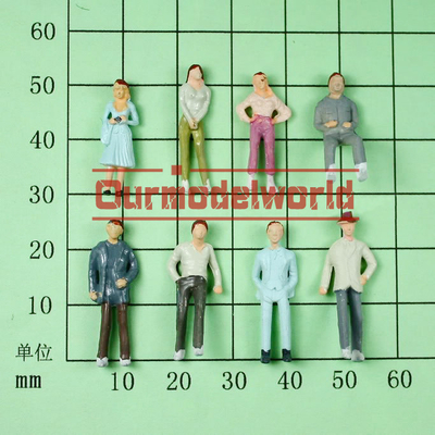 la escala arquitectónica de escala de los 4.3cm de la gente arquitectónica del modelo figura el plástico del ABS proveedor