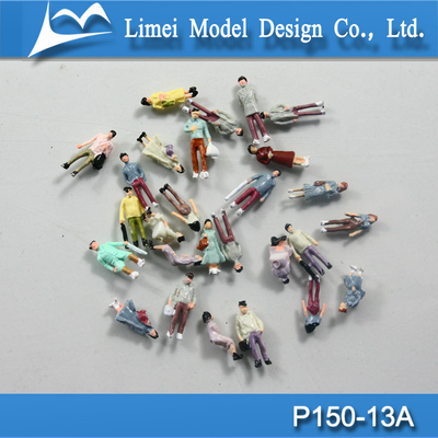 Modele la figura pintada para la disposición, figuras modelo de la escala/gente del modelo/figuras arquitectónicas del modelo proveedor