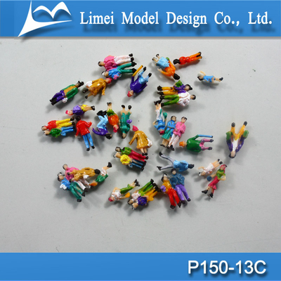 Modele la figura pintada para la disposición, figuras modelo de la escala/gente del modelo/figuras arquitectónicas del modelo proveedor