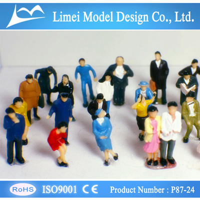 Figuras modelo hechas a mano de la gente del proyecto arquitectónico para el profesional del modelo del tren proveedor