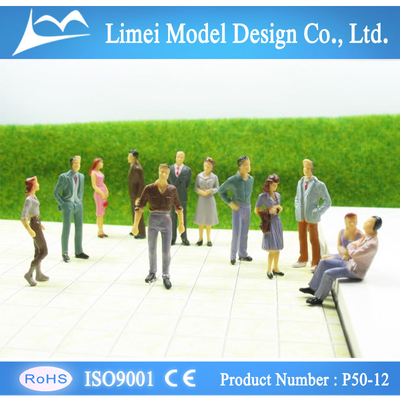 El ser humano rojo/del verde del modelo del tren de la gente del modelo figura el CE/RoHS/ISO9001 proveedor