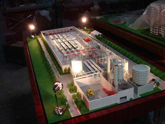 Modelos de planeamiento urbano plásticos de la utilización del suelo de las disposiciones del tren del modelo de escala de N proveedor