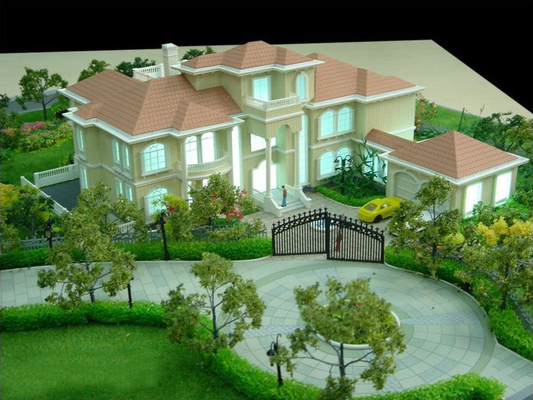 Fabricante portátil del modelo 3DArchitectural, modelo de planeamiento miniatura de proyecto del chalet proveedor