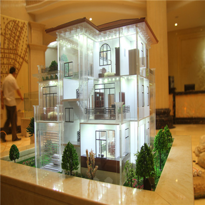 Fabricante modelo arquitectónico interior hermoso con el soporte de la tabla para la disposición de la casa proveedor