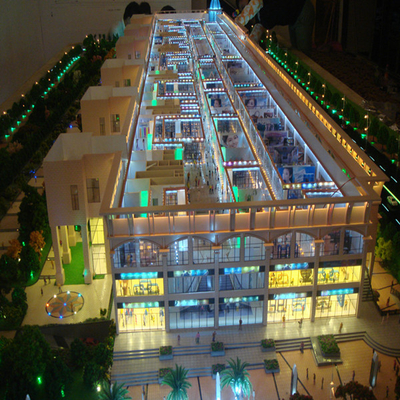 Portable modelo arquitectónico respetuoso del medio ambiente del fabricante para el planeamiento de la alameda de compras proveedor