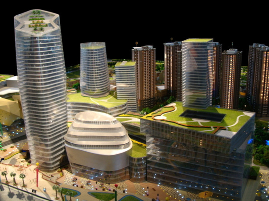 fabricante modelo arquitectónico miniatura hermoso 3D para el edificio del cargo público proveedor