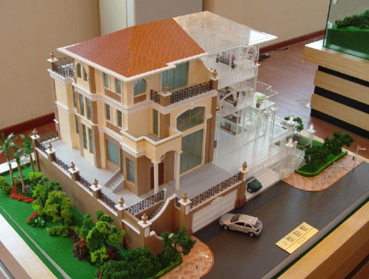 Fabricante modelo arquitectónico miniatura del chalet, modelo de escala hermoso del centro turístico 3D proveedor