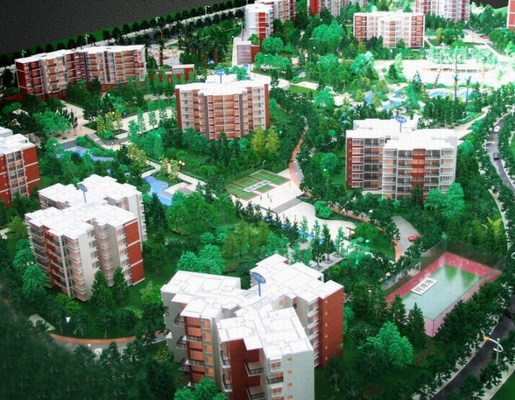 Fabricante modelo arquitectónico miniatura de los chalets de la playa, fabricación del modelo de planeamiento del turismo proveedor