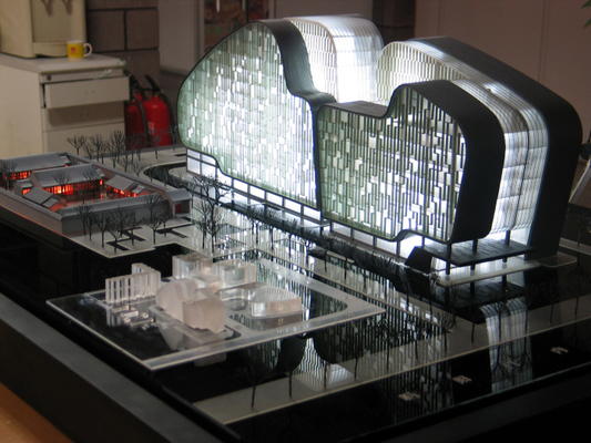 Artículo modelo arquitectónico miniatura del fabricante para la ciencia y el planeamiento del parque tecnológico proveedor