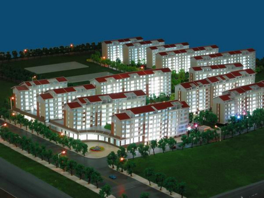 Fabricante modelo arquitectónico miniatura residencial, modificado para requisitos particulares encendiendo el modelo de escala proveedor