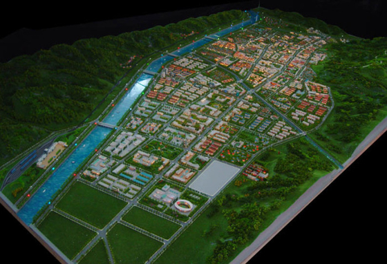 Fabricante modelo arquitectónico miniatura durable respetuoso del medio ambiente para el proyecto del urbanismo proveedor
