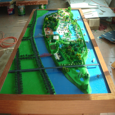 Fabricante modelo arquitectónico miniatura durable respetuoso del medio ambiente para el proyecto del urbanismo proveedor