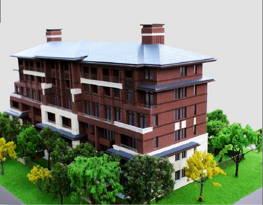 Fabricante modelo arquitectónico miniatura del edificio residencial con el sistema de iluminación proveedor