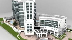 Fabricante modelo arquitectónico miniatura del edificio residencial con el soporte de la tabla proveedor
