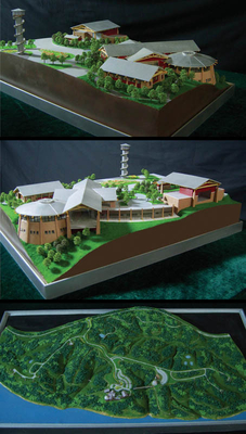 Fabricante modelo arquitectónico de la ciudad, modelo arquitectónico miniatura del planeamiento urbano proveedor