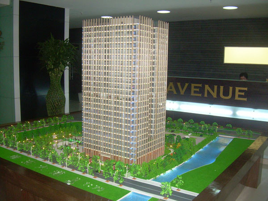 Fabricante modelo arquitectónico de la alameda, encendiendo el modelo arquitectónico miniatura del edificio público proveedor