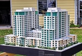 Fabricante modelo arquitectónico de la alameda, encendiendo el modelo arquitectónico miniatura del edificio público proveedor
