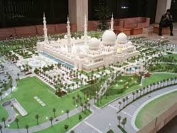 Fabricante modelo arquitectónico miniatura de la mezquita, modelo de escala icónico de la construcción modelo proveedor