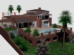 Artículo modelo arquitectónico miniatura del fabricante de los chalets con el escaparate interior proveedor