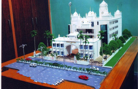 Fabricante modelo arquitectónico miniatura de Gurudwara, modelos regionales de la arquitectura proveedor