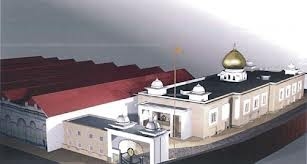 Fabricante modelo arquitectónico miniatura de encargo, encendiendo el modelo de escala de Gurudwara proveedor