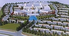 Fabricante modelo arquitectónico miniatura de encargo, encendiendo el modelo de escala de Gurudwara proveedor