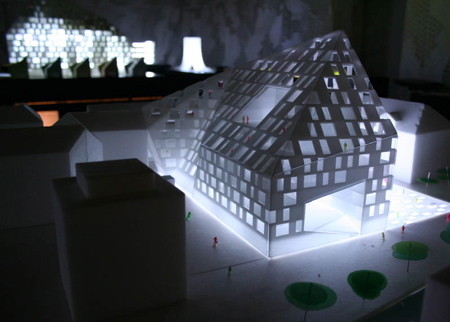 Fabricante modelo arquitectónico miniatura durable para la construcción modular de la exposición proveedor