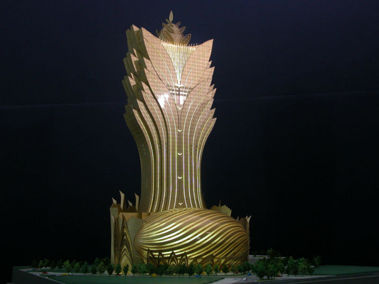 fabricante modelo arquitectónico miniatura 3D respetuoso del medio ambiente para la exposición constructiva proveedor
