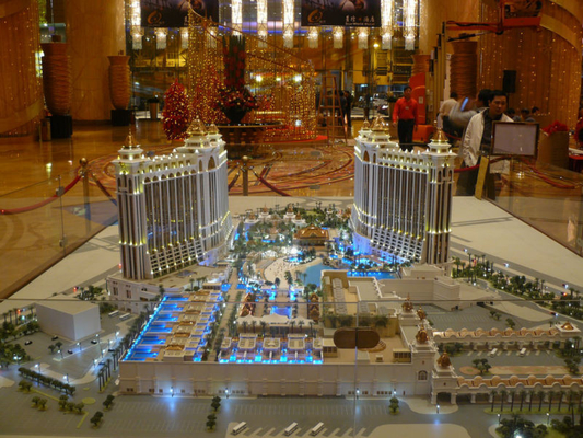 fabricante modelo arquitectónico miniatura 3D respetuoso del medio ambiente para la exposición constructiva proveedor