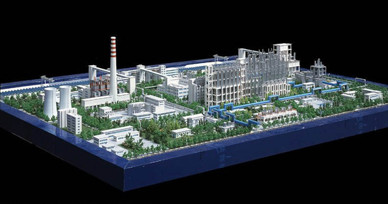 Fabricante modelo arquitectónico cristalino 3D hermoso para construir/los edificios modelo proveedor