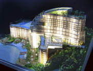 Fabricante modelo arquitectónico cristalino 3D hermoso para construir/los edificios modelo proveedor