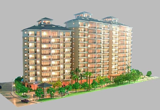 Fabricante modelo arquitectónico de la iluminación hermosa para el proyecto de la inversión inmobiliaria proveedor