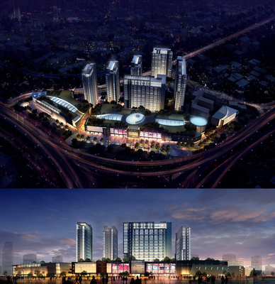 Miniatura modelo arquitectónica del fabricante de la iluminación hermosa para el proyecto de la inversión inmobiliaria proveedor