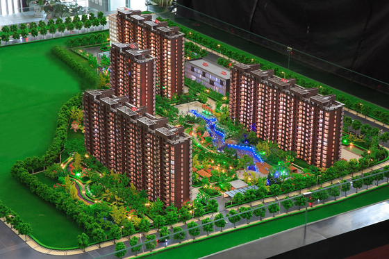 Miniatura modelo arquitectónica del fabricante de la iluminación hermosa para el proyecto de la inversión inmobiliaria proveedor