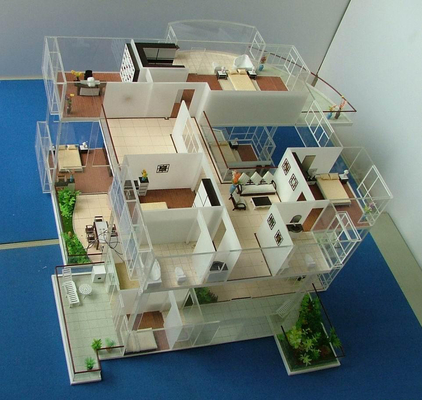 Iluminación hermosa del fabricante modelo arquitectónico durable para Real Estate proveedor